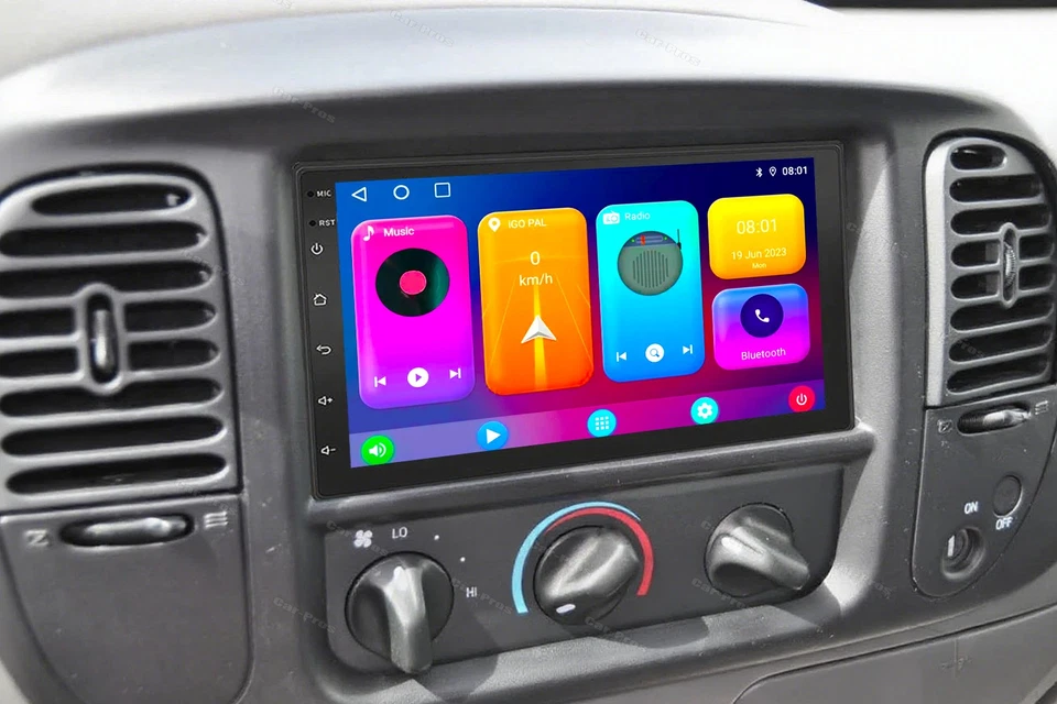 Radio estéreo 7" para Ford F150 1997-2004 Apple Carplay Android 15 GPS reproductor de navegación Foto 4 de 4