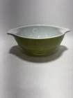 Vintage Pyrex 442 Avocado Green Cinderella Mixing Bowl 8" Olive Green 1.5 Qt