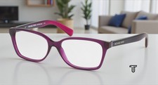 MICHAEL KORS MK4039 3222 Transparent Purple Demo Lens 54 mm Women's Eyeglasses