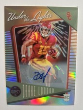 2022 Panini Legacy Under The Lights Sapphire /35 Drake London Rookie Auto #UL-9