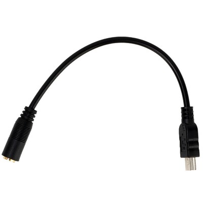 Mini USB to 3.5mm Three Pole Audio Jack Microphone Adapter Cable for