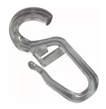 rewagi® Ganci per tende ganci a clip trasparenti - occhiello 4-10 mm - 25-1000 pezzi
