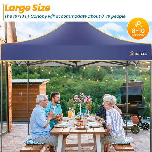 HOTEEL 10x10' Commercial Pop UP Canopy Party Tent Waterproof Gazebo Heavy Duty!! - Picture 77 of 82