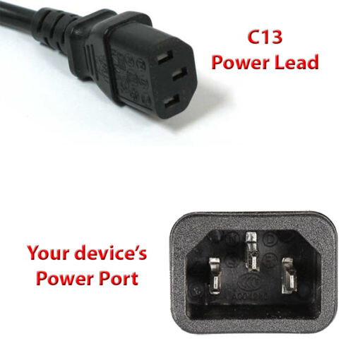 UK Mains Power Lead Cable Cord for Technics Audio Visual & DJ Equipment Hi-fi - Picture 2 of 3