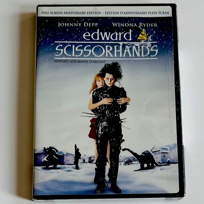 EDWARD SCISSORHANDS DVD (2005) Full Screen Anniversary Edition Tim Burton NEW