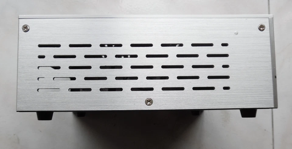 Goodisory A01 case computer desktop Mini-ITX aluminum Sliver - Immagine 3 di 4