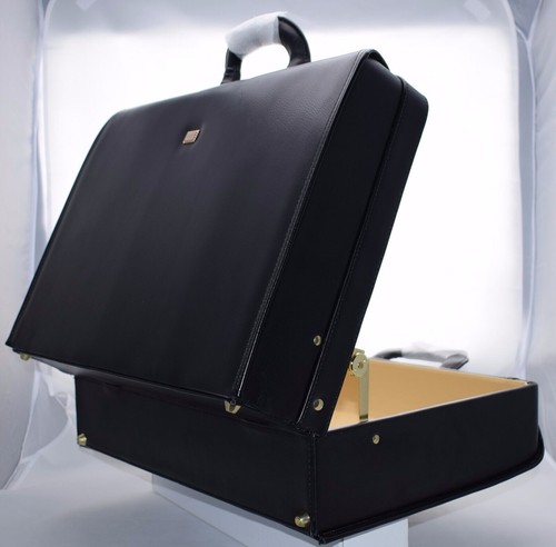 Pilot Case Flight Doctors Quality Briefcase Laptop Work Cabin Bag Luggage Black - Picture 3 of 7