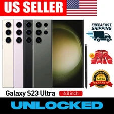 🟢New Samsung Galaxy S23 Ultra 5G S918U 256GB/512GB Factory Unlocked Sealed Box