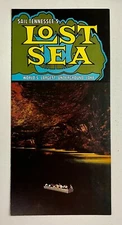 1970s Sweetwater Tennessee Lost Sea Underground Lake Cave Vtg Travel Brochure