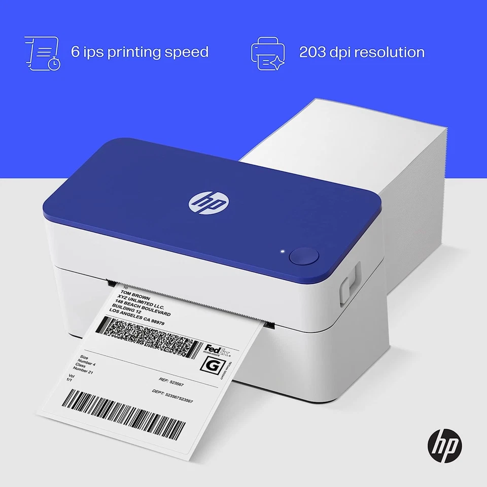 HP Direct Thermal Label Printer KE100 USB, Shipping, Barcode, & More - Image 2 of 4