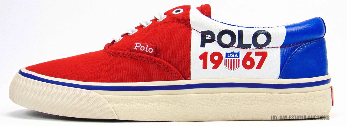 NEW POLO RALPH LAUREN THORTON SHOES 1967 SHIELD COLOR BLOCK