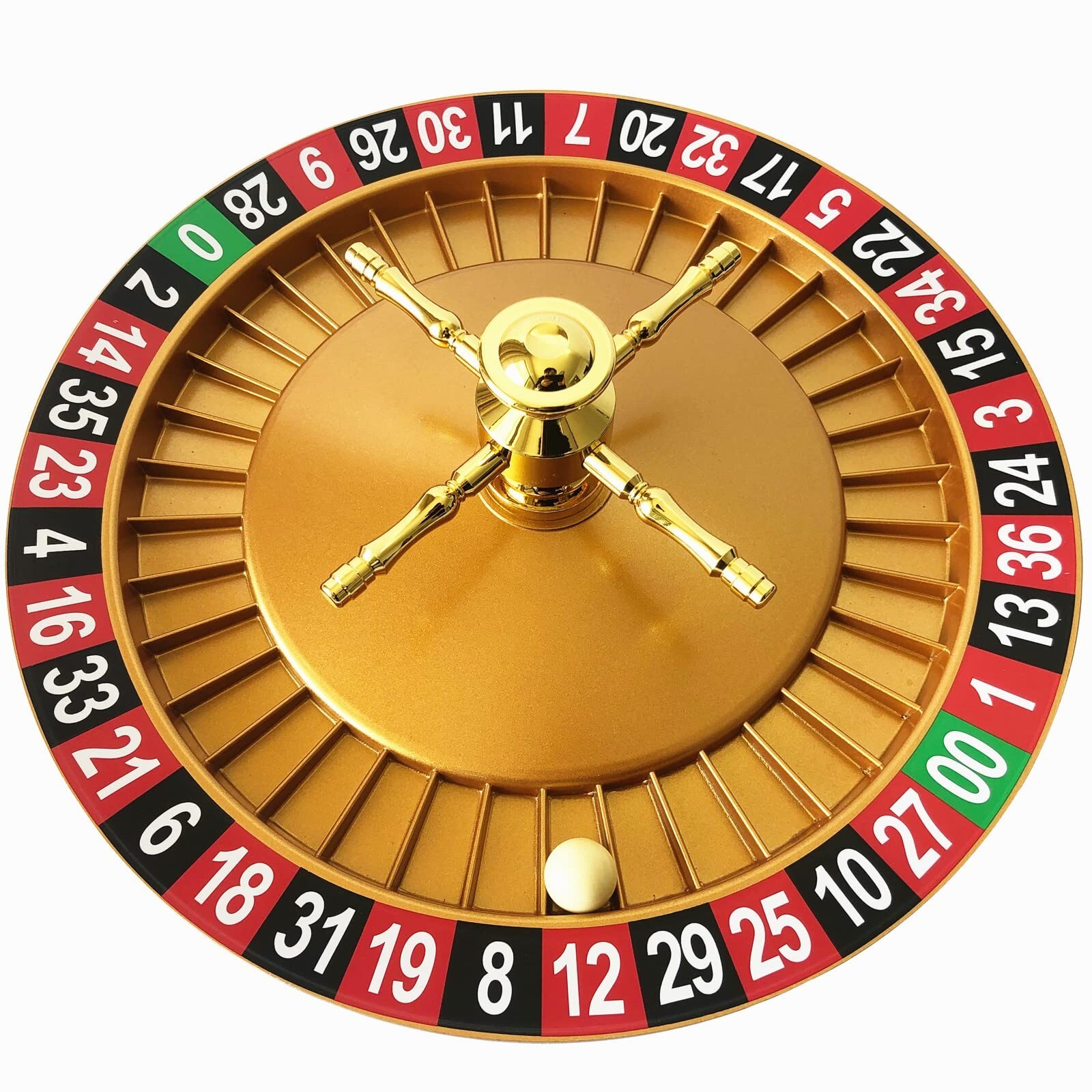 Yuanhe Deluxe Roulette Wheel Set 18" Casino Grade Roulette Game Set