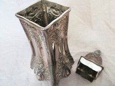 Antico spargizucchero vittoriano argento sterling 925 H. Wigfull 1897 Expertise