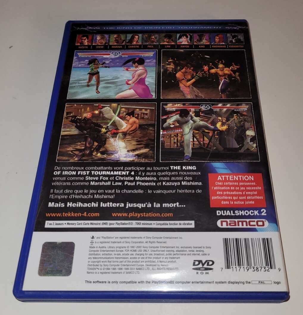 Tekken 4 PS2 complet – Très bon état - Jeux vidéo