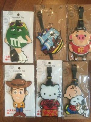 character luggage tags