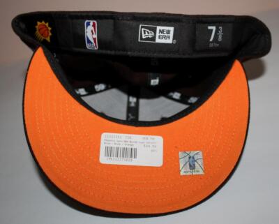 59Fifty New Era Fitted Hat Cap PHOENIX SUNS NBA BURNT WOOD Brown