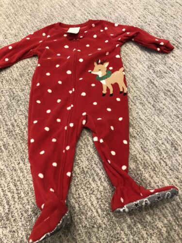 NEW Carter's footed pajamas, size 12 months