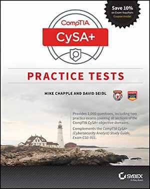 CompTIA CySA+: Practice Tests - Paperback, by Chapple Mike; Seidl - Acceptable