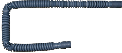 2 Meter Waschmaschinen Ablaufschlauch Verlängerung - PE Schlauch Mit Anschlussstücken