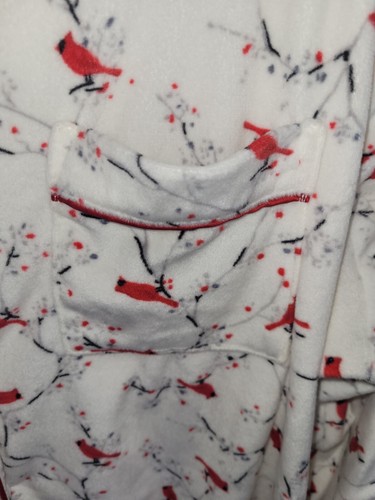Secret Treasures Super Soft Red Cardinal Plush Pajamas Size 2X (18W-20W) - Picture 5 of 14