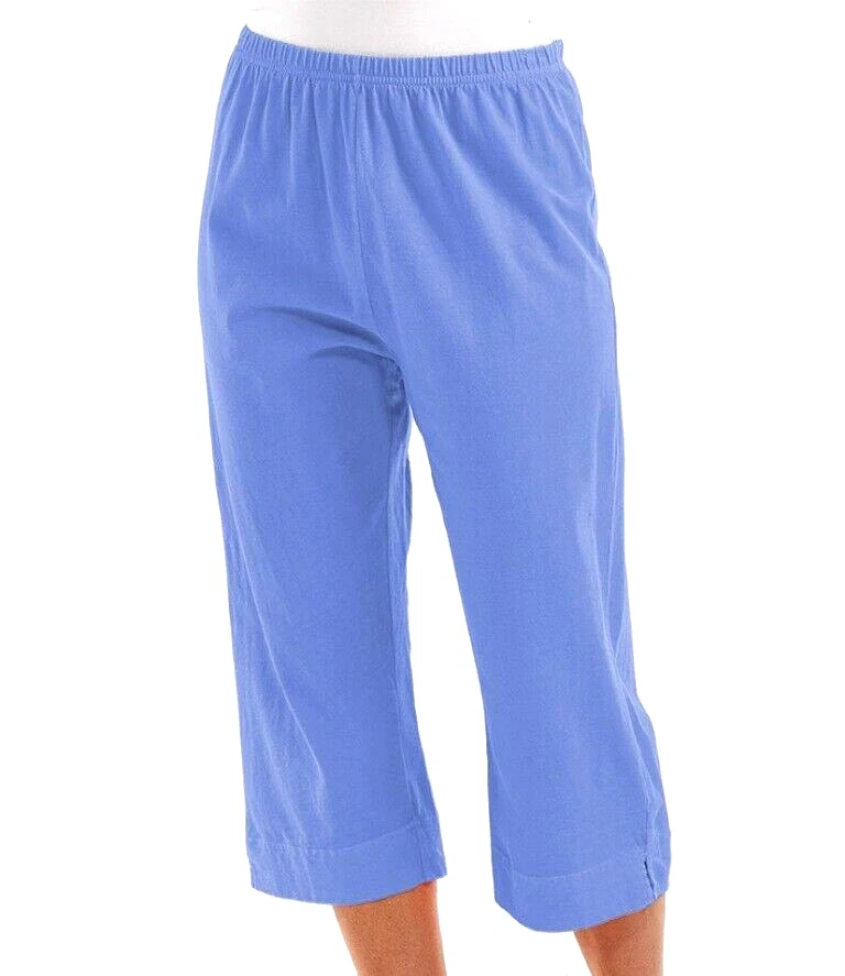 Fresh Produce xxl peri blue jersey cotton $56 stretch classic capris nwt new xxl
Opens in a new wind