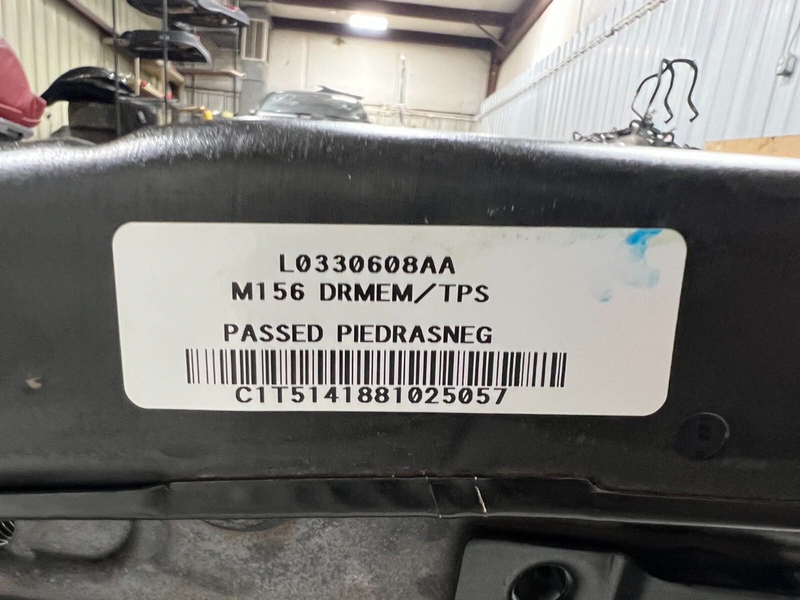 2014 - 2021 MASERATI GHIBLI FRONT RIGHT PASSENGER SIDE SEAT RAIL