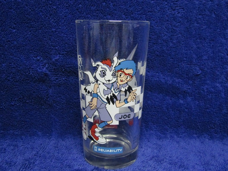 Digimon Joe Reliability Nutella Drinking Glass Display Item