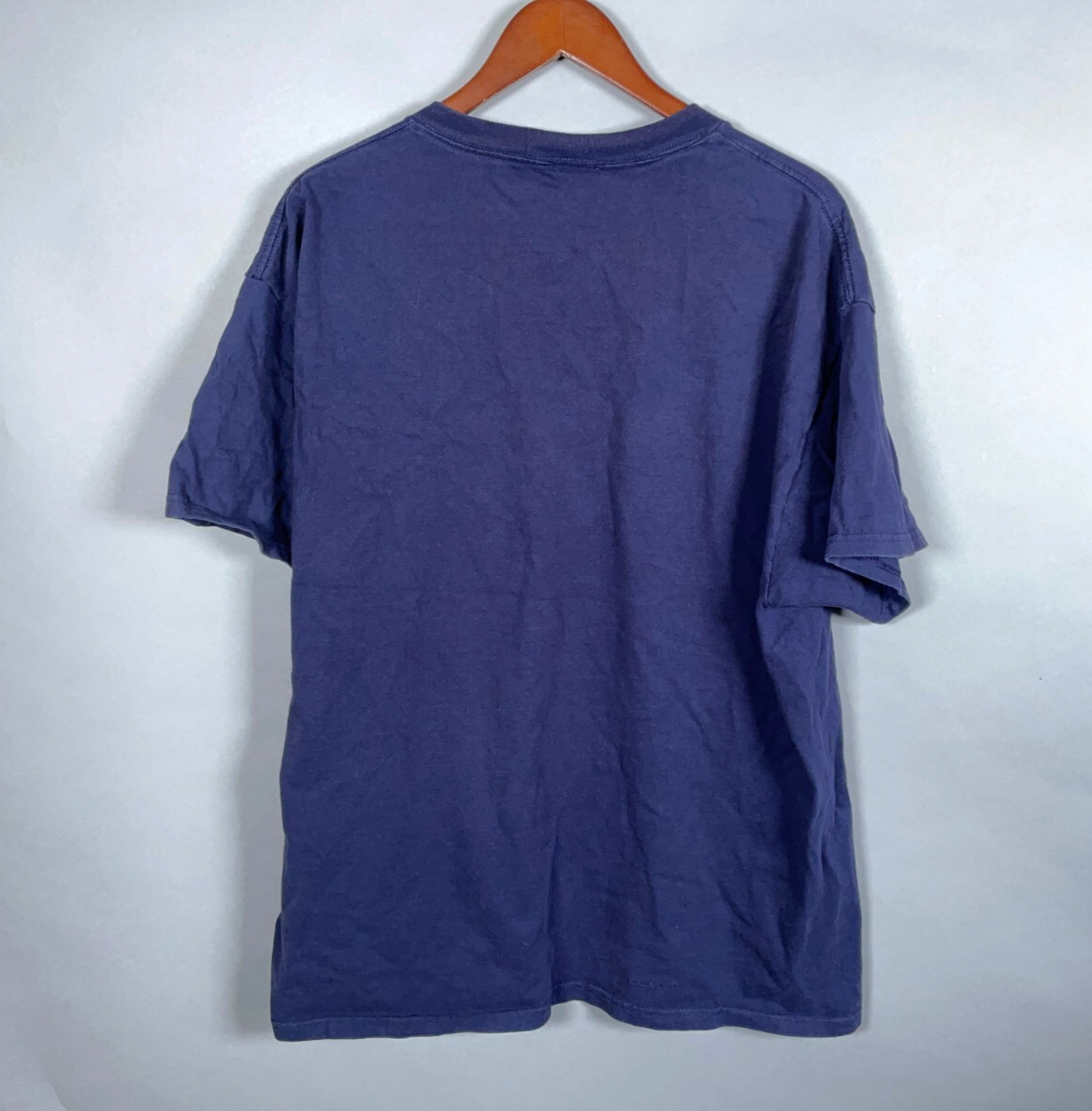 VTG 90s Nike Embroidered Swoosh T-Shirt Adult XL Dark Blue White