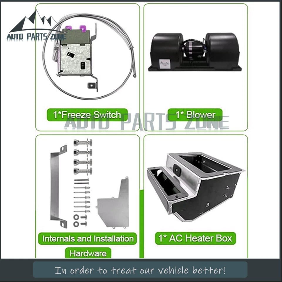 NUEVO CALENTADOR DE AIRE ACONDICIONADO caja de aluminio para Kenworth T600 T660 T800 W900 W900B serie W900L Foto 2 de 4