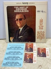 The Best of George Shearing Compact 33 Jukebox Mini LP PICTURE SLEEVE ONLY