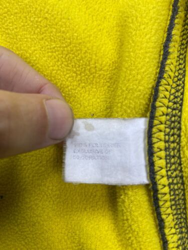 Vtg Gap Jacket Men Small Gray Fleece Full Zip Athletic Fit Mock Neck Preppy 90s - Picture 6 of 13
