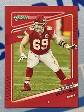 2021 Panini Donruss Football Red Press Proof Kyle Long #123 Kansas City Chiefs