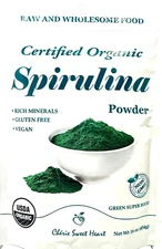 Cherie Sweet Heart Certified Organic Spirulina Powder 16 oz