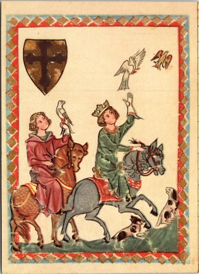 Germany Konig Konrad Der Junge Artwork Postcard C214