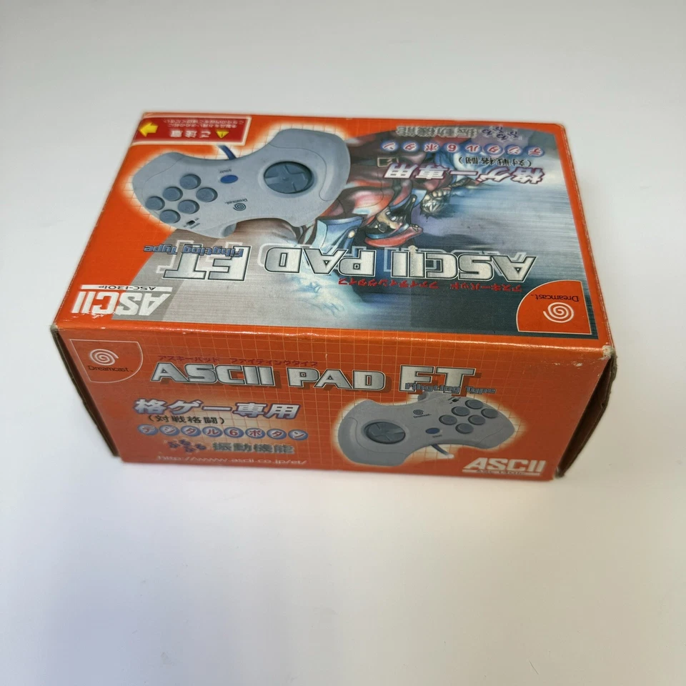 SEGA Dreamcast ASC-1301P ASCII Pad FT Gamepad de Lucha en Caja Foto 3 de 4