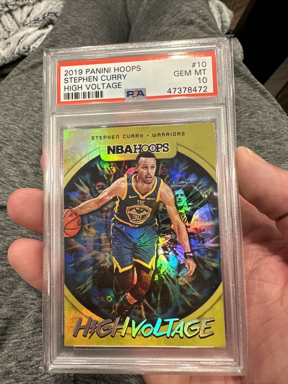 2019 Hoops 10 Stephen Curry PSA 10 High Voltage