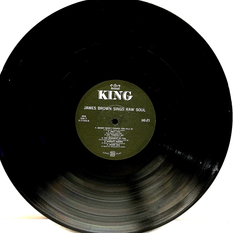 James Brown Raw Soul 1967 Vinyl King Records 1st Press Mono Foto 3 de 4
