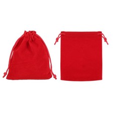 Bluetooth Headphone Bag, 2 Pcs 4.72x3.94 Inch Headset Carrying Pouch Red