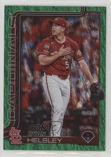2025 Topps Series 1 Green Holo Foil 85/99 Ryan Helsley #241 1dm7