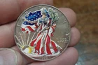 COLORED 1999 SILVER EAGLE .999 SILVER US MINT