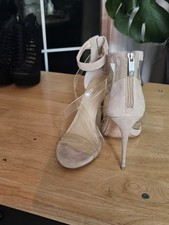Ultra High Heel Clear Straps