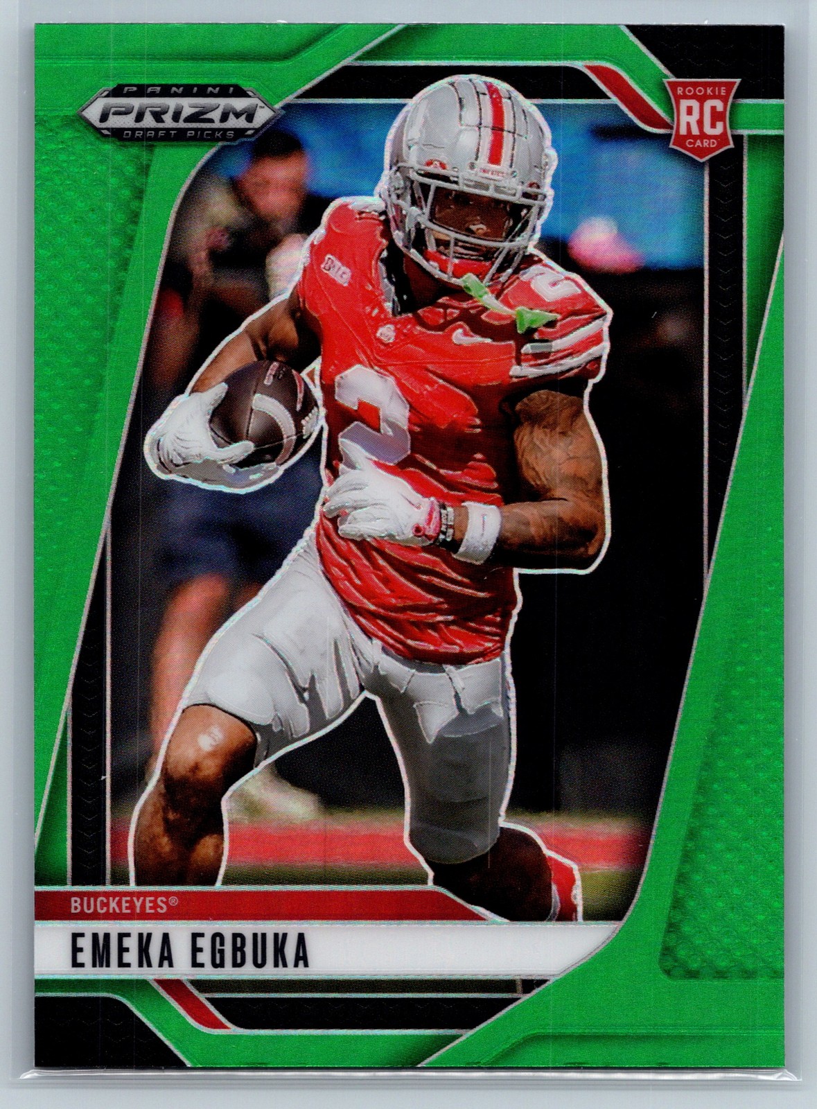 Emeka Egbuka - #85 2025 Panini Prizm Draft Picks Prizms Green - 1C