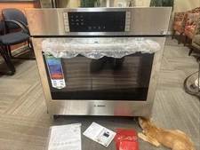 Bosch 800 Series 30" European Convect Single Wifi Electric Wall Oven HBL8453UC05