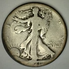 1921 S Walking Liberty Silver Half Dollar AG 50c US Coin Almost Good Condition