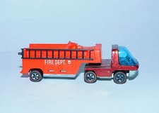 1969 MATTEL HOT WHEELS REDLINE HEAVYWEIGHTS FIRE DEPT. TRAILER CAB NICE