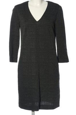 RIANI Langarmkleid Damen Kleid Gr. DE 36 schwarz-hellgrau Casual-Look