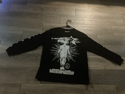 Hellstar Black Graphic Long Sleeve Shirt Victory Within Streetwear Tee
