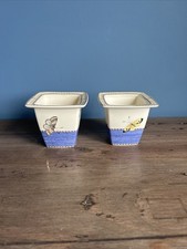 Wedgwood Sarah’s Garden kleine Pflanztöpfe/ Votivkerzenhalter Queens 1997  