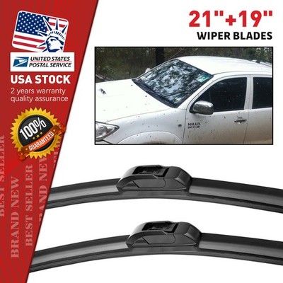 2 Pair MODIGT Genuine Windshield Wiper Blades For Honda CR-V 1997-2006 21'' & 19''
