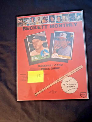 #ad #ad Beckett Monthly Dec 1984 Vol 1 No.2 Check out the photo#x27;s They Don#x27;t Lie $139.00
